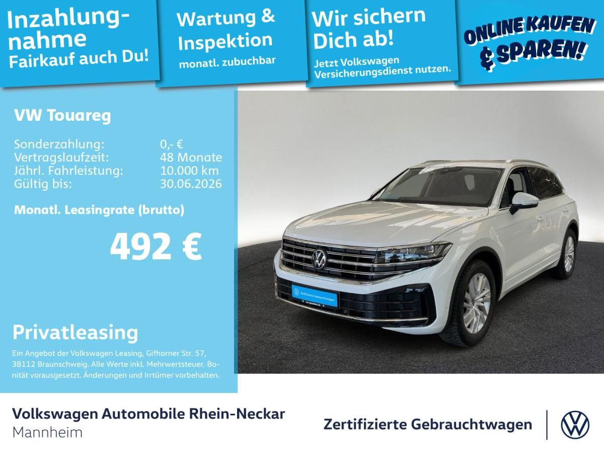Volkswagen Touareg 3.0 TDI Elegance 4Motion Navi AHK Kamera uvm Leasing