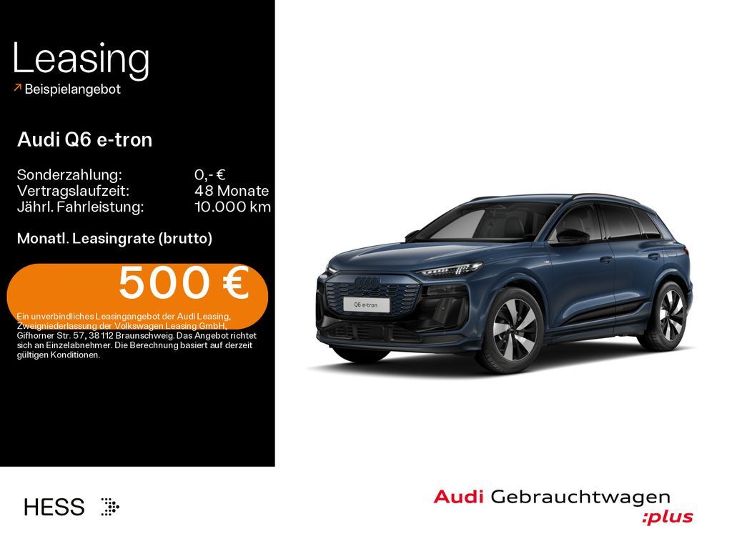 Audi Q6 e-tron S-LINE*MATRIX*LEDER*SHZ*PDC Leasing