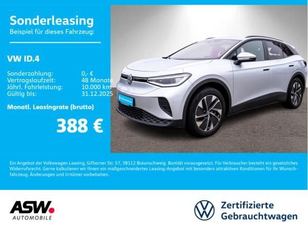 Volkswagen ID.4 Pro LED Navi Stdhzg Wärmepumpe SHZ AHK / 0,25% Versteuerung Leasing