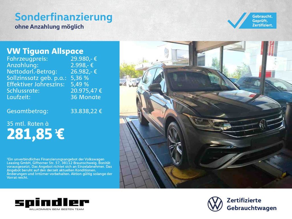 Volkswagen Tiguan Allspace Elegance 2.0TDI 4M DSG/ Pano,AHK Leasing