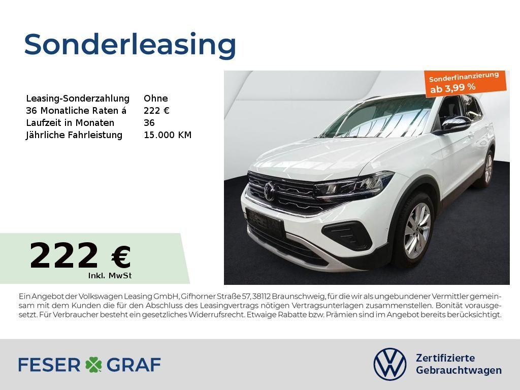 Volkswagen T-Cross Goal 1.0 TSI DSG Navi AHK LED ACC SiHz Leasing