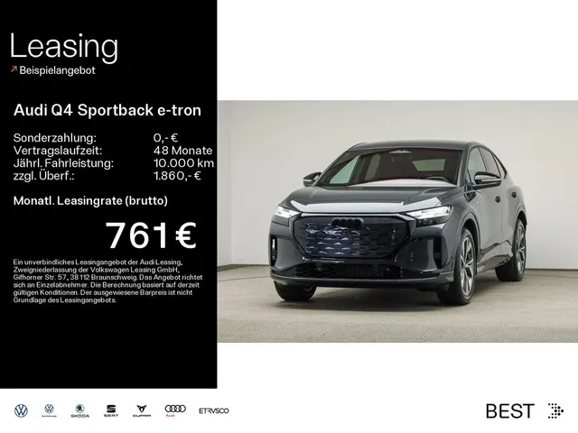 Audi Q4 Sportback e-tron quattro*220 kW*20Zoll*