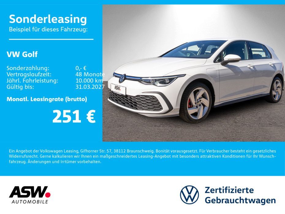 Volkswagen Golf GTE 1.4TSI eHybrid DSG LED Navi ACC AHK Leasing