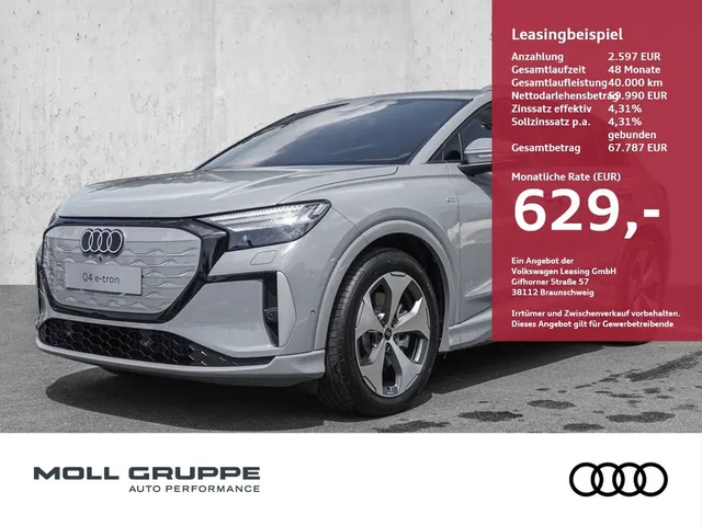 Audi Q4 SUV e-tron performance 210 kW