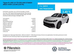 Volkswagen Tiguan R-LINE 2.0 TDI DSG AHK STANDH AREA-VIEW