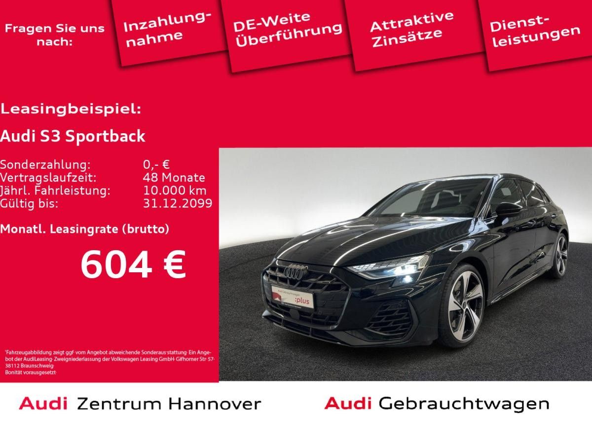 Audi S3 Sportback 2.0 TFSI Kamera LED Navi Teilleder Leasing