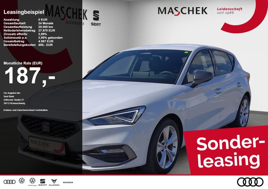 Seat Leon FR 1.5 eTSI DSG Sonderleasing Matrix Navi S Leasing