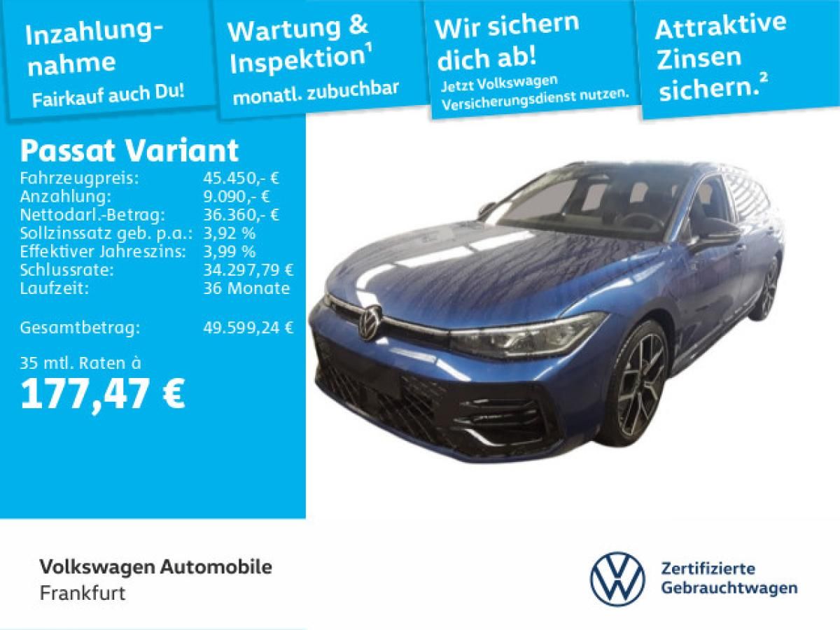 Volkswagen Passat Variant 1.5 TSI DSG eHybrid Navi IQ.Light DAB+ FrontAssist Leasing