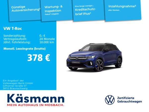 Volkswagen T-Roc R 4Motion VOLLAUSSTATTUNG INKL WINTERRÄDER - 0€ ÜBERFÜHRUNG Leasing