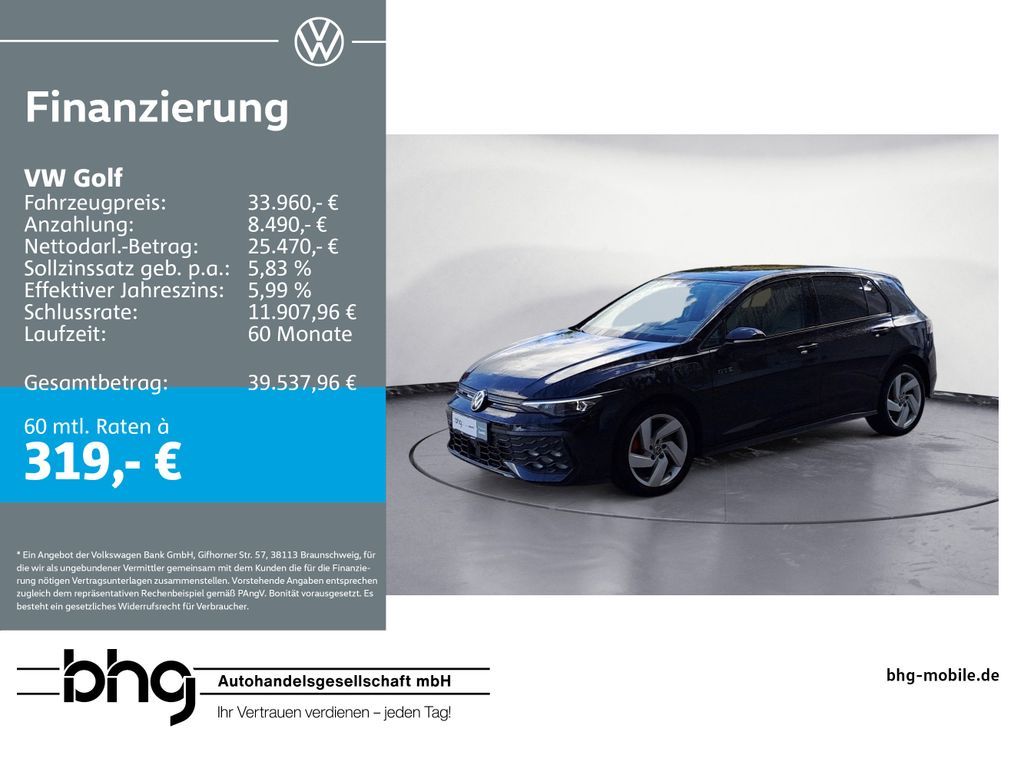 Volkswagen Golf GTE Leasing