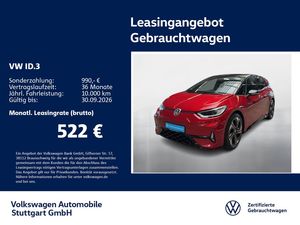 Volkswagen ID.3 GTX Navi Tempomat