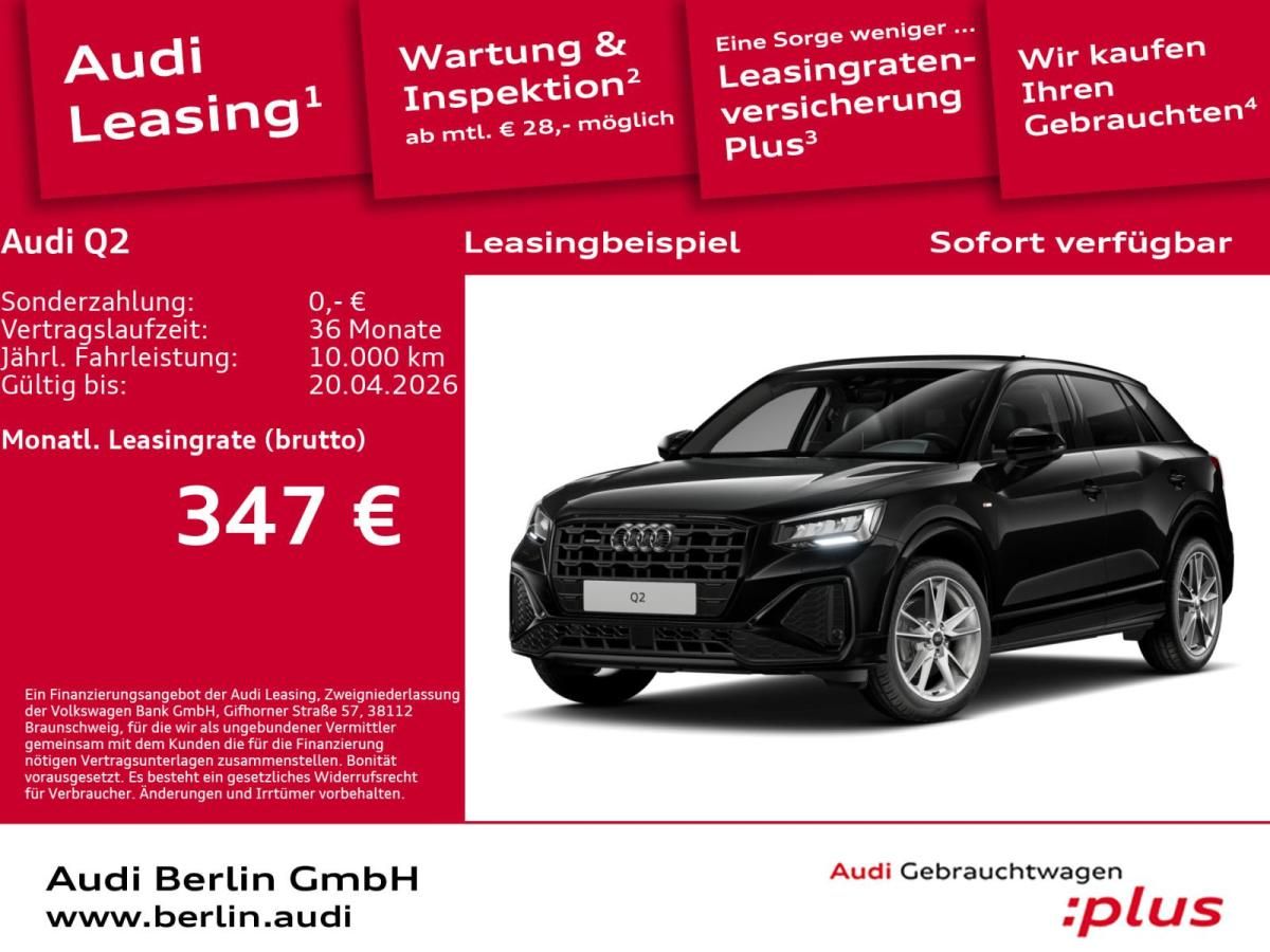Audi Q2 S line 40 TFSI qu. S tr. Leasing