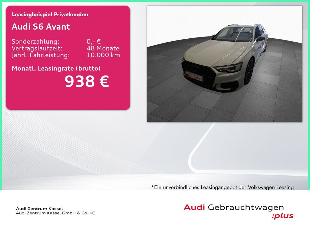 Audi S6 Avant 3.0 TDI qu. Matrix B&O Alcantara 360° Leasing