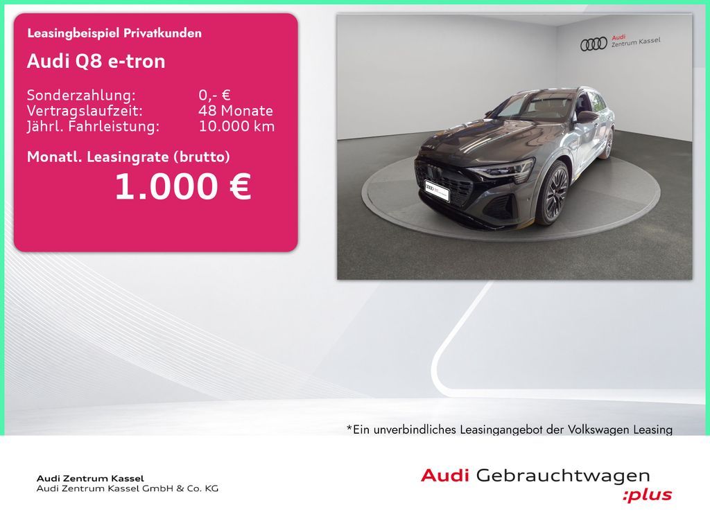 Audi Q8 e-tron 55 qu. S line Matrix B&O Pano HUD AHK Leasing