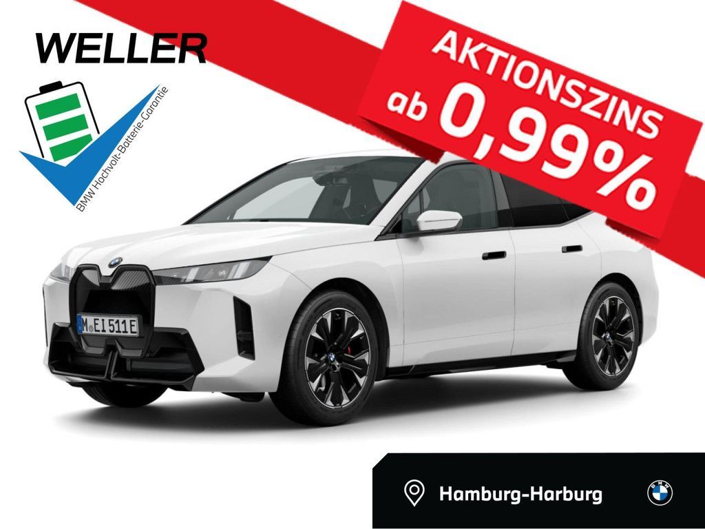 BMW iX xDrive 45 M SPORT PRO Leasing o.Anz.598,- LED Leasing