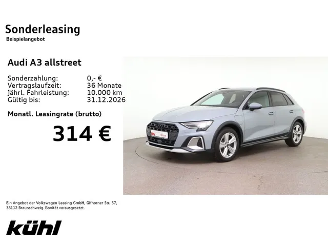 Audi A3 allstreet 40 TFSI e S tronic AHK/Parkassist+/