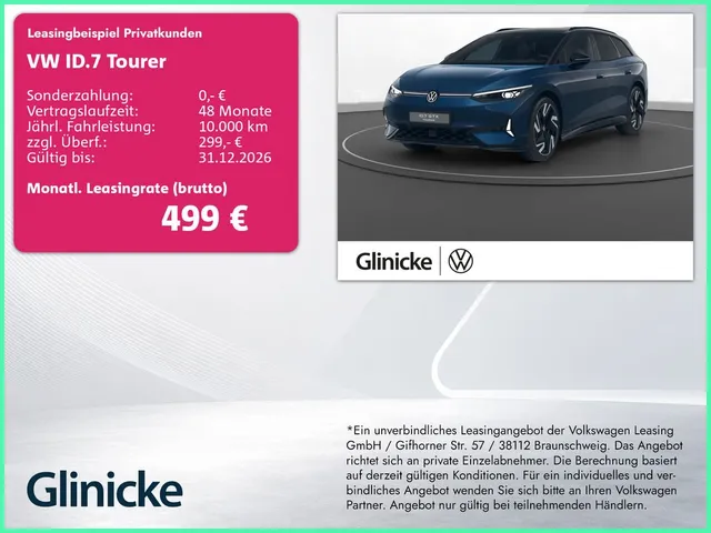 Volkswagen ID.7 Tourer GTX 4M AHK Pano Matrix LM 21" 360° A
