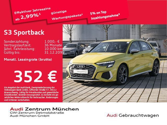 Audi S3 Sportback TFSI S tronic Virtual/Navi Leasing