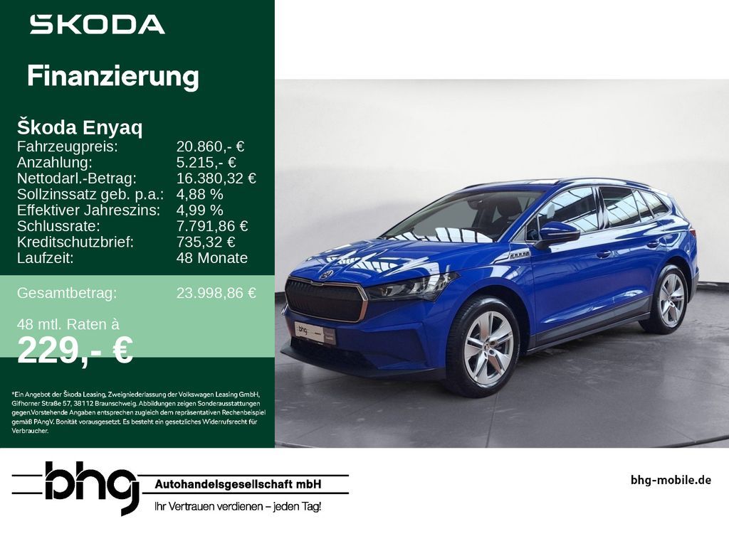 Skoda ENYAQ 50 *SMART-LINK*LED*NAVI* Leasing