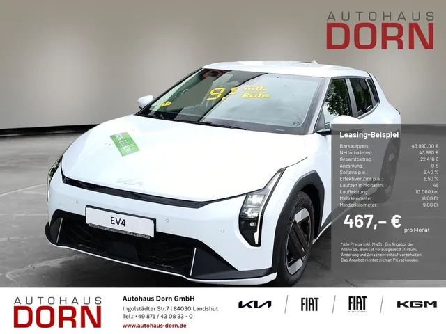 Kia EV4 Earth 81,4 kWh Upgrade-Paket