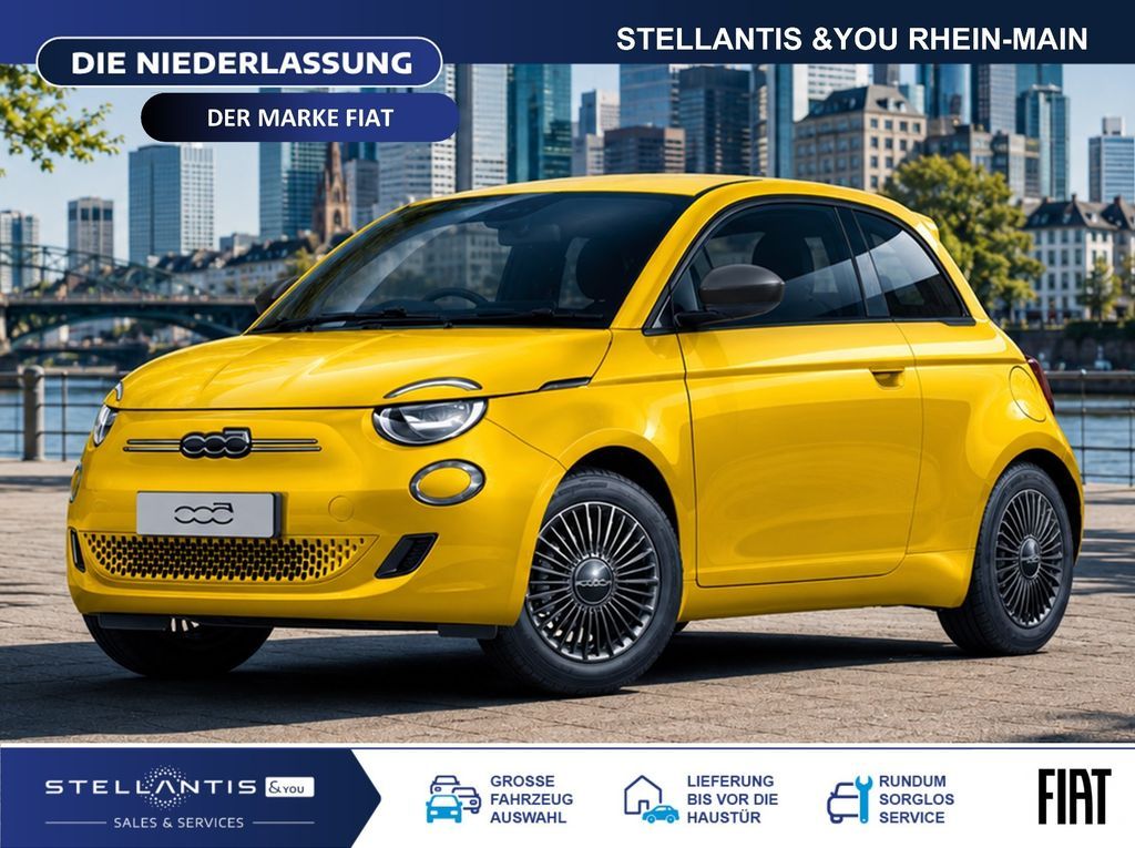 Fiat 500e Icon 42 KWh Klima CarPlay Keyless Leasing
