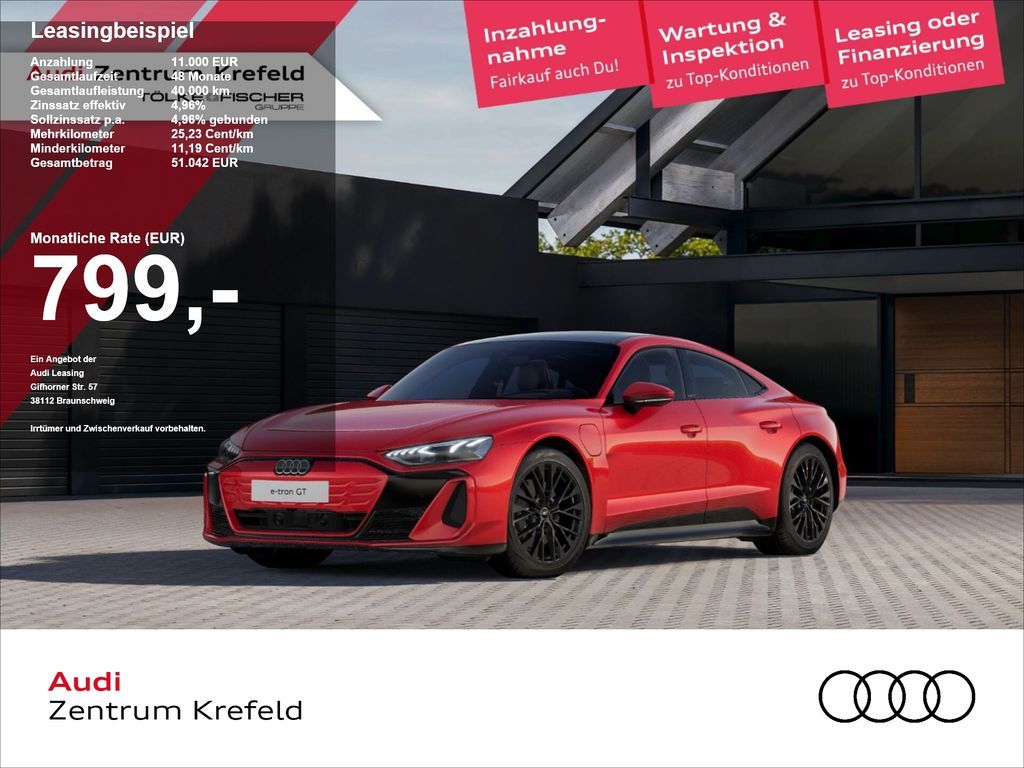 Audi e-tron GT quattro 370 kW AUT Kam. Luft Navi LED Leasing