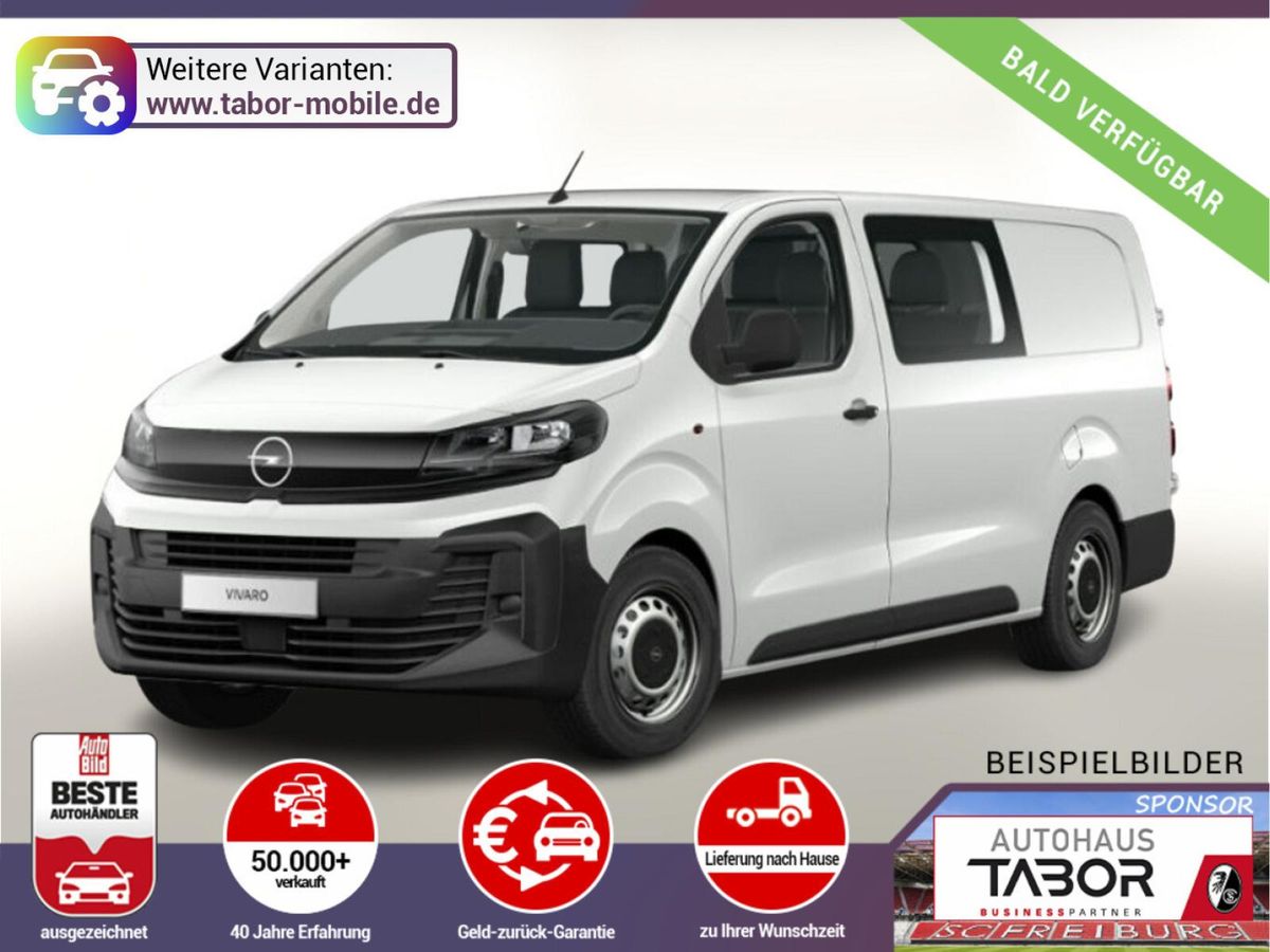 Opel Vivaro DOKA XL 2.2 Kam CarPl SichtP Anti-R AHK Leasing