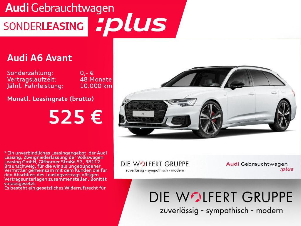 Audi A6 Avant S line 55 TFSI e quattro 0,5%*UPE 108T€ Leasing