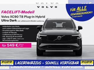 Volvo XC90 NEU Facelift - Ultra Dark T8 AWD Plug-in Hybrid Elektrisch/Benzin, Leasing