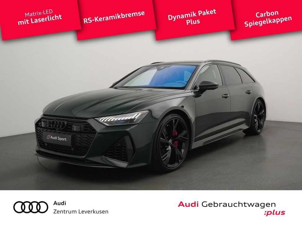 Audi RS6 Avant 305KMH STANDHZ LASER PANO KERAMIK B&O Leasing