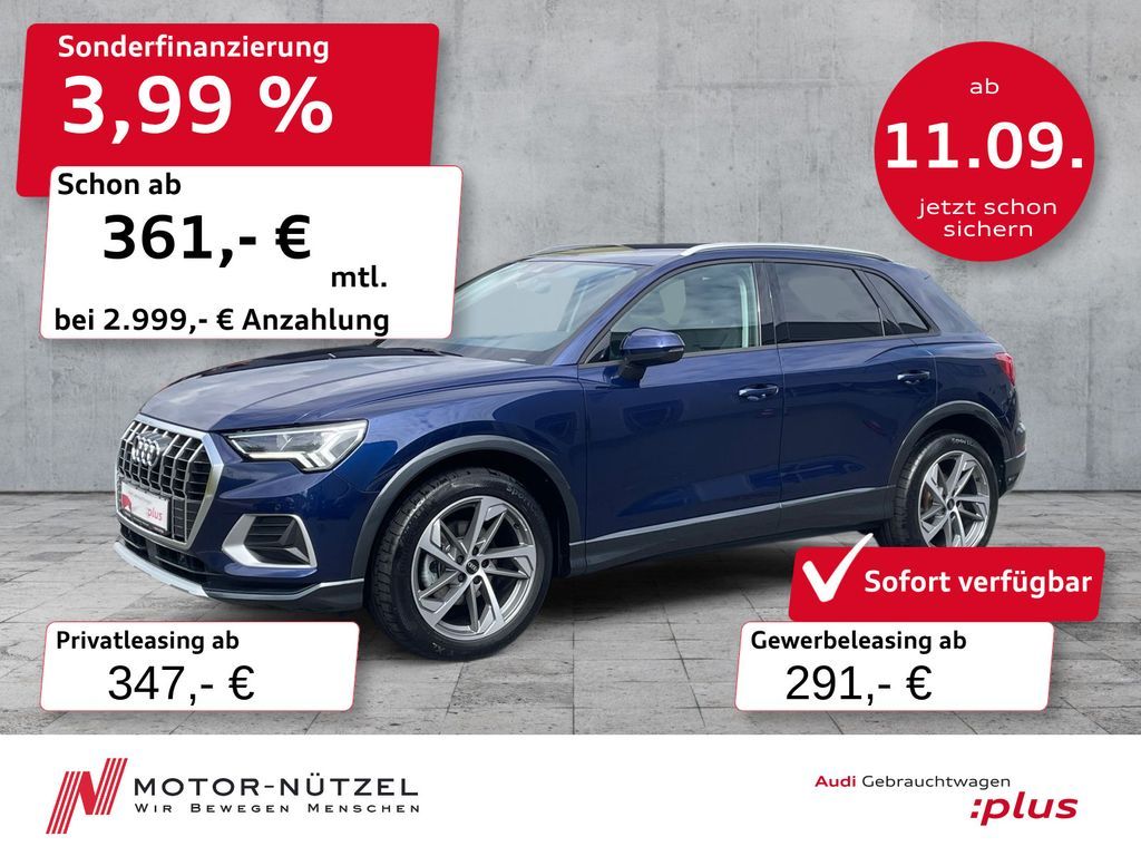 Audi Q3 35 TFSI S-TR ADVANCED LED+NAVI+PDC+ACC+AHK+19 Leasing