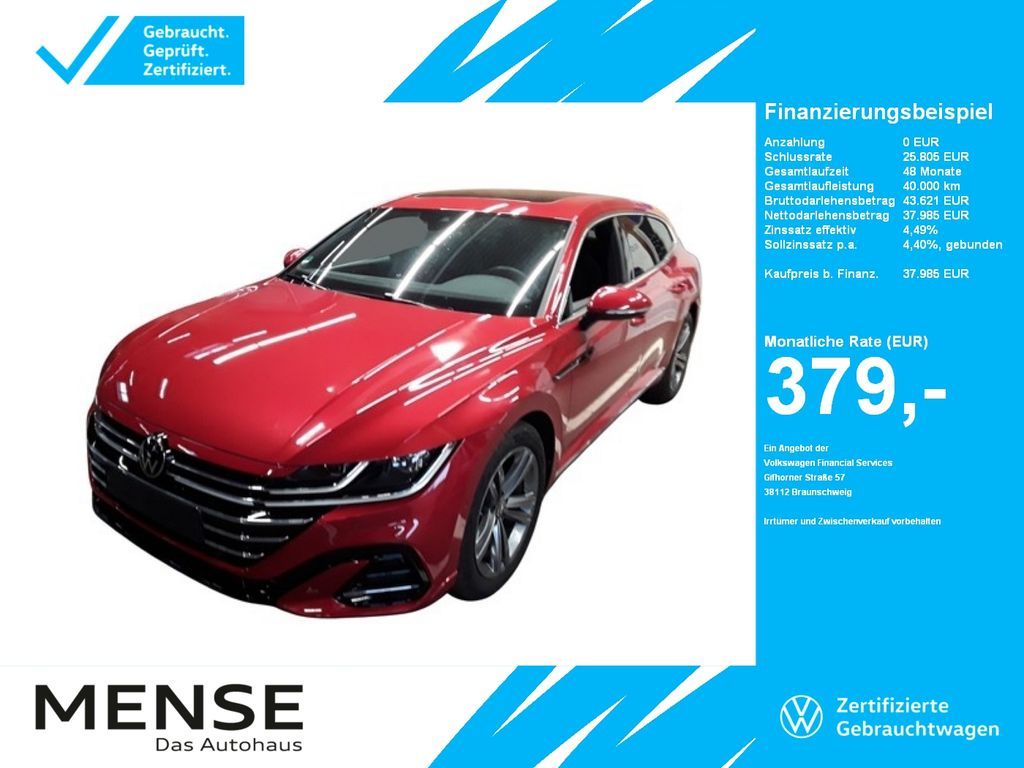 Volkswagen Arteon Shooting Brake 2.0 TDI DSG R-line CarPlay Leasing