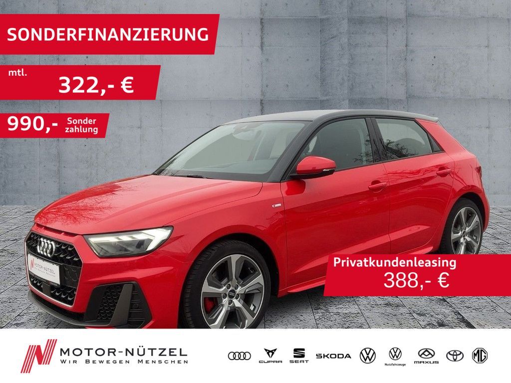 Audi A1 Sportback 40 TFSI S-TR S-LINE LED+RFK+SHZ+LM Leasing