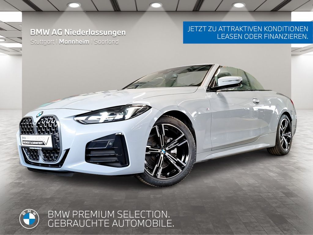 BMW 420d Cabrio M Sport LiveCockpitProf Kamera HiFi Leasing