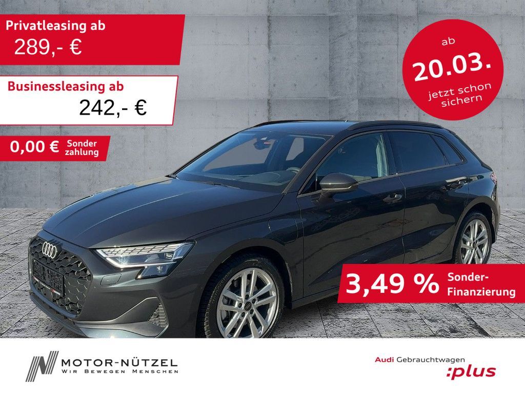 Audi A3 Sportback 40 TFSI e S-TR LED+NAV+2xPDC+GRA+17 Leasing
