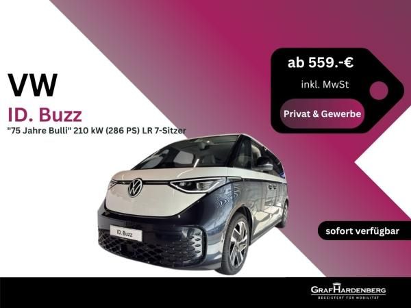 Volkswagen ID.Buzz 75-Jahre Bulli Langer Radstand 7-Sitzer Sofort verfügbar! Leasing