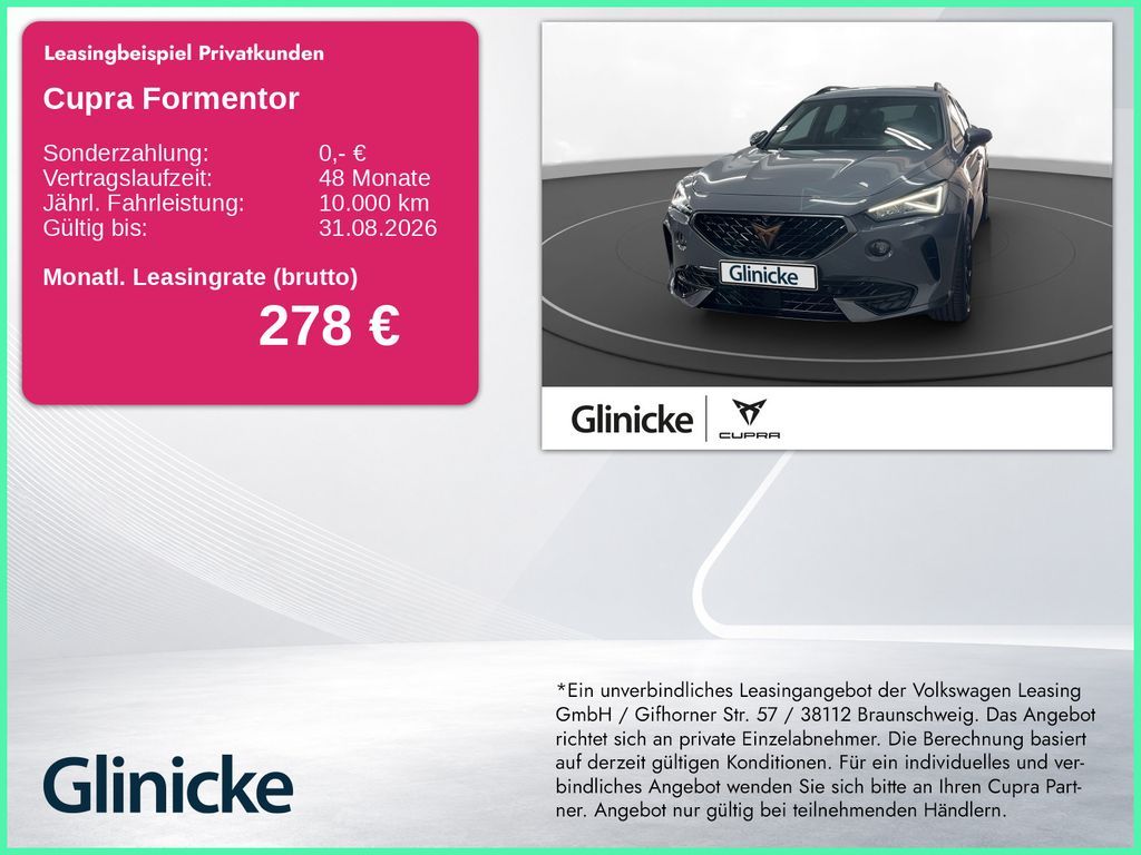 Cupra Formentor VZ 2.0 TSI 4D LED LM 19