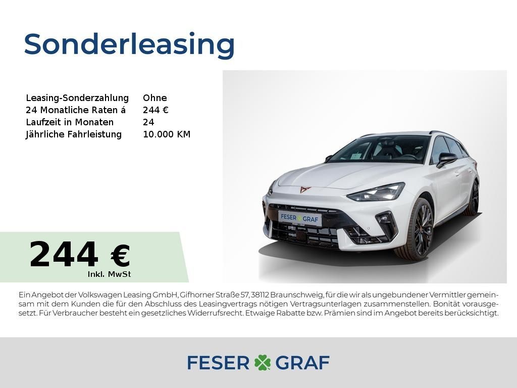 Cupra Leon SP 2.0 TSI 4Drive VZ AHK/NAVI/KAMERA/ACC Leasing