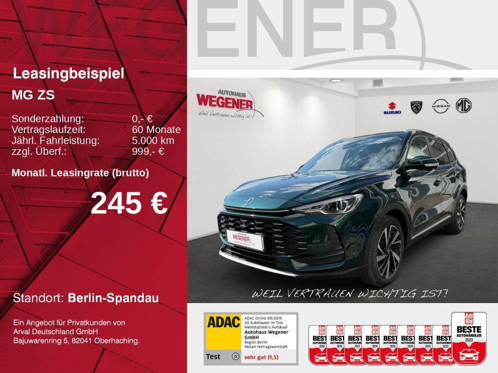 MG ZS Hybrid+ Luxury MY25 LED|360|Leder|Sitzhzg|ACC Leasing