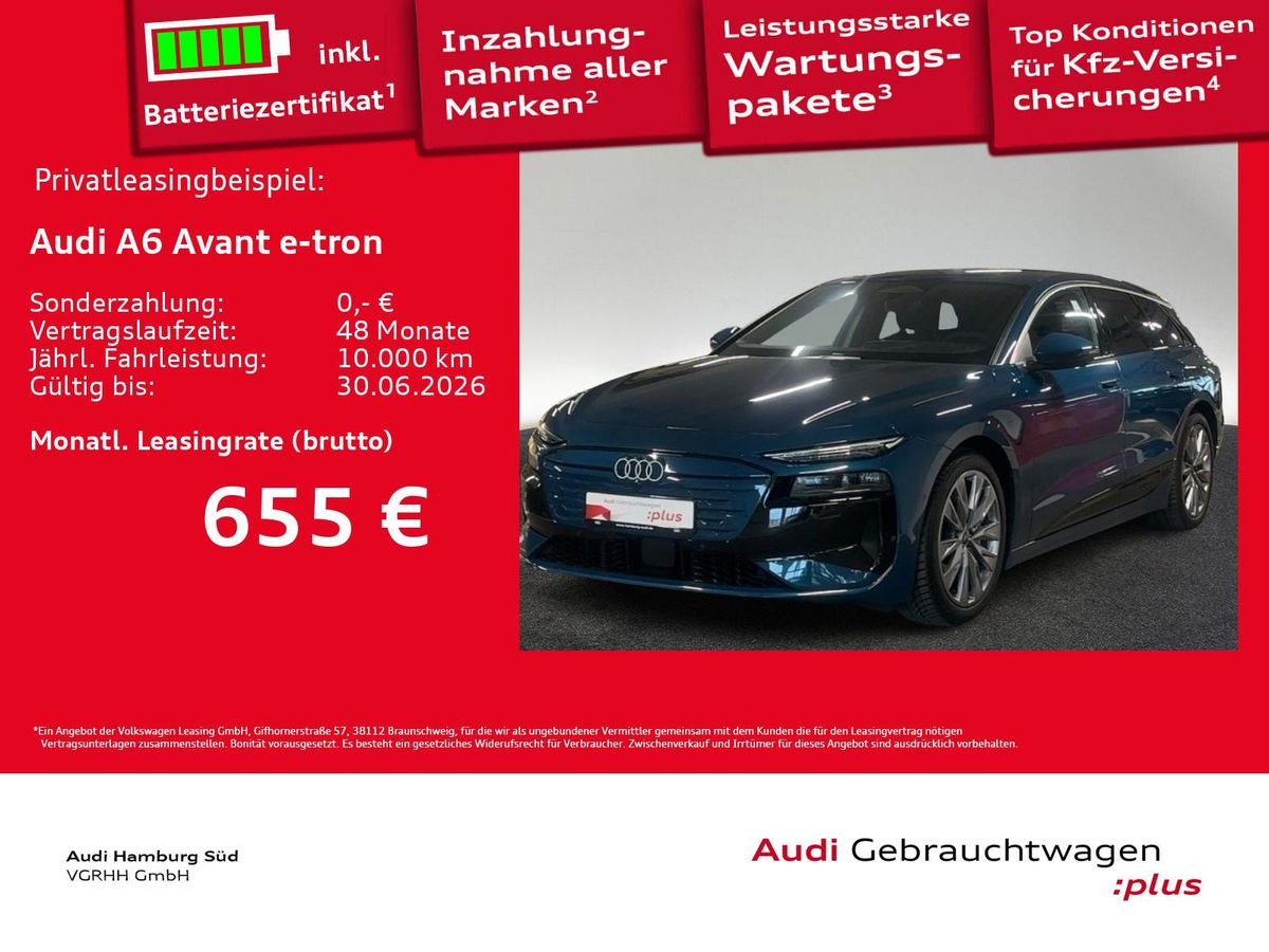 Audi A6 e-tron A6 Avant e-tron performance S LINE/B&O/LM21/AHK Leasing