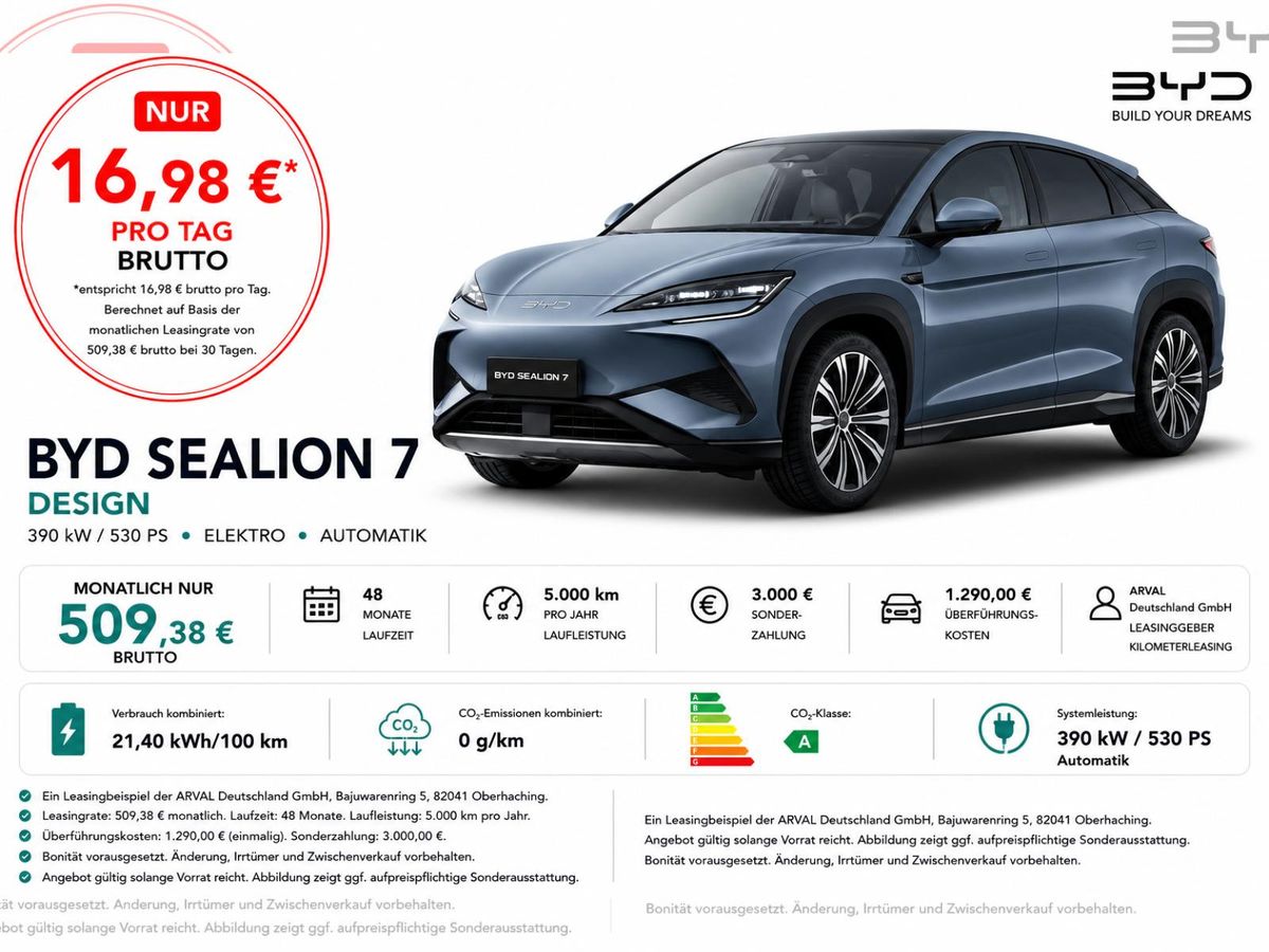 BYD SEALION 7 Design⚠️**3.000€ Förderung**⚠️ | 20