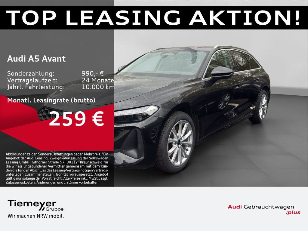 Audi A5 Avant TDI LM18 SPORTSITZE LED+ eSITZE Leasing