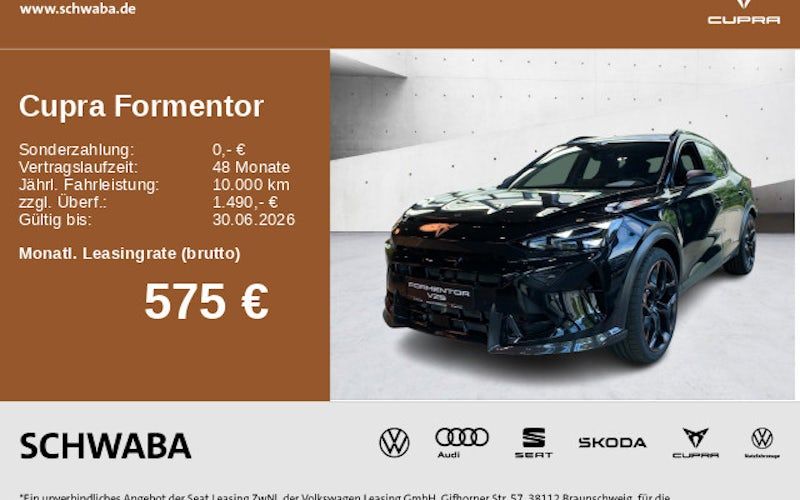 Cupra Formentor-vz5 2.5 TSI 287kW VZ5 DSG 4Drive 5dr Auto kaufen