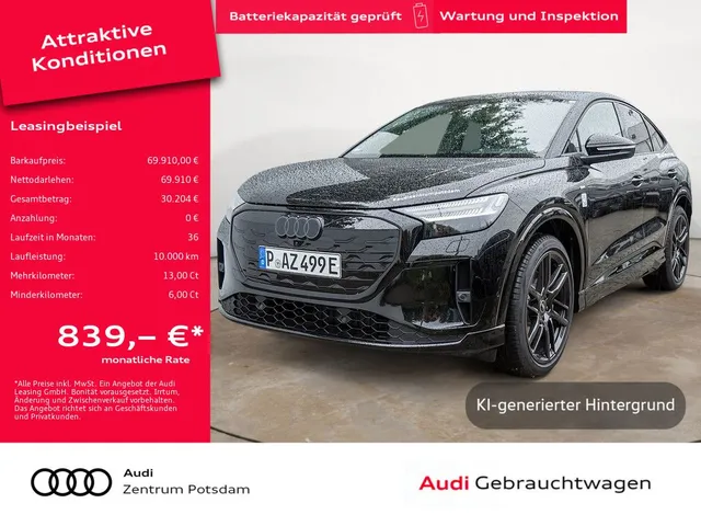 Audi Q4 Sportback e-tron quattro PANO AHK STANDHZ HUD