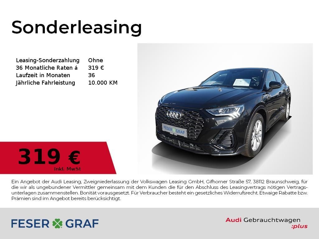 Audi Q3 Sportback 35 TFSI S line Ext. AHK Navi RüKa Leasing