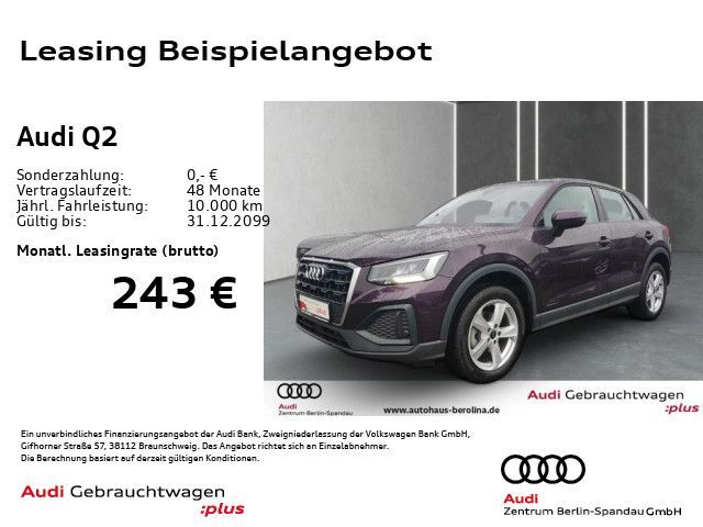 Audi Q2 30 TFSI *Virt.C*PDC*LED*KLIMA* Leasing