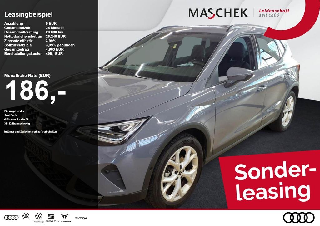 Seat Arona FR 1.5 TSI DSG Sonderleasing LED Navi Sitz Leasing