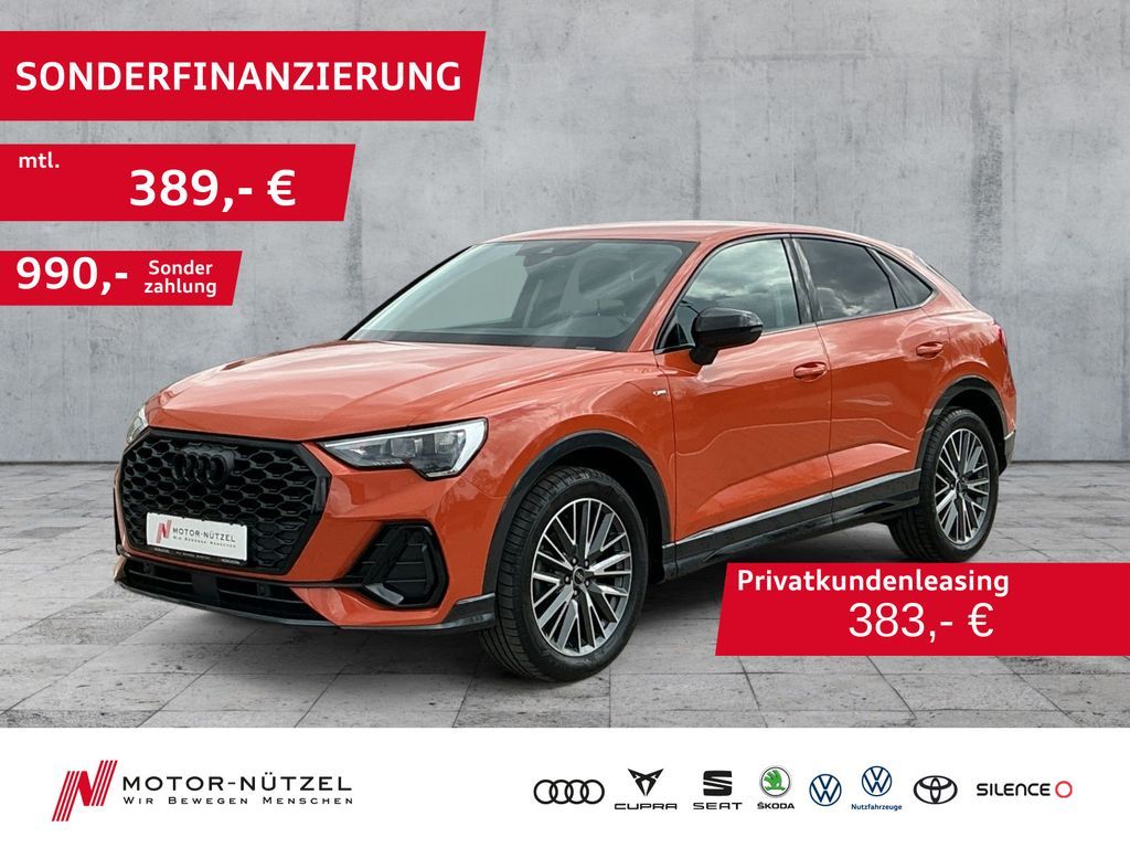 Audi Q3 Sportback 35 TFSI S-TR S-LINE 5JG+LED+NAV+AHK Leasing