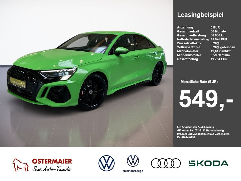 Audi RS 3 Limousine 2.5TFSI 400PS QUATTRO MATRIX.KAME Leasing