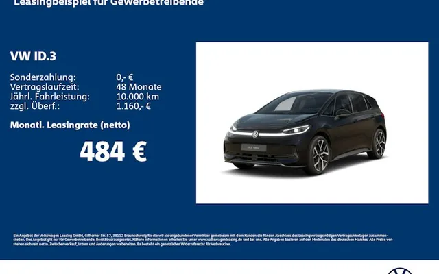 Volkswagen Id3-neo Style 79 KWh 170 KW 5dr